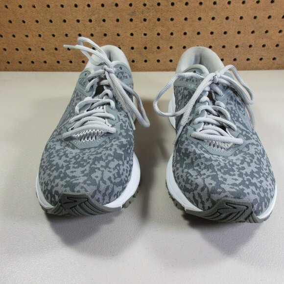 Brooks womens 2tone gray geometric Launch FIVE running shoes 8 B - Picture 1 of 7